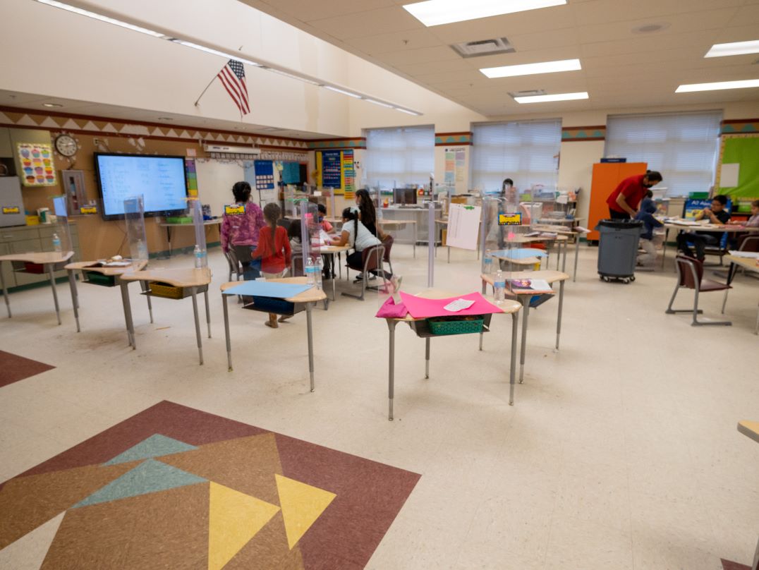 classroom with students