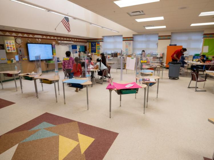 classroom with students